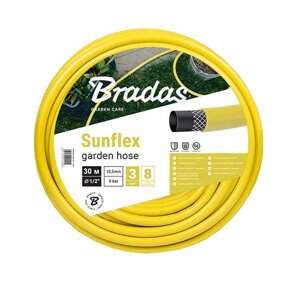 Шланг для поливу SUNFLEX 1/2″30м Bradas Польща жовтий WMS1/230