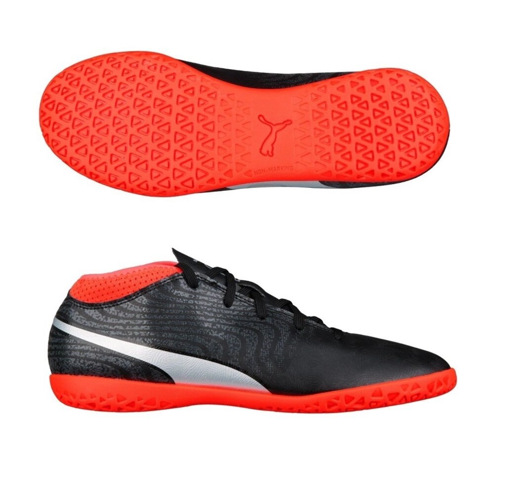Детская футбольная обувь (футзалки) Puma One 18.4 IT Junior 104559 01 ##от компании## ФУТБОЛ + - ##фото## 1