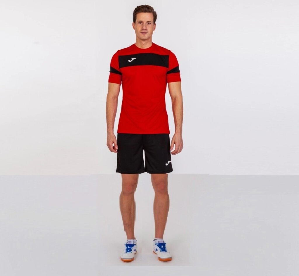 Форма футбольна JOMA Academy Set II red-black s / s від компанії ФУТБОЛ + - фото 1