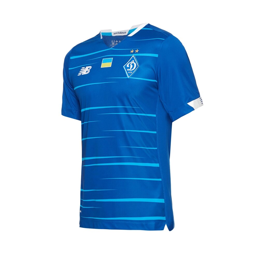 Футболка ігрова New Balance Dynamo Kiev Mens SS AWAY Shirt 2020/21 (оригінал) від компанії ФУТБОЛ + - фото 1