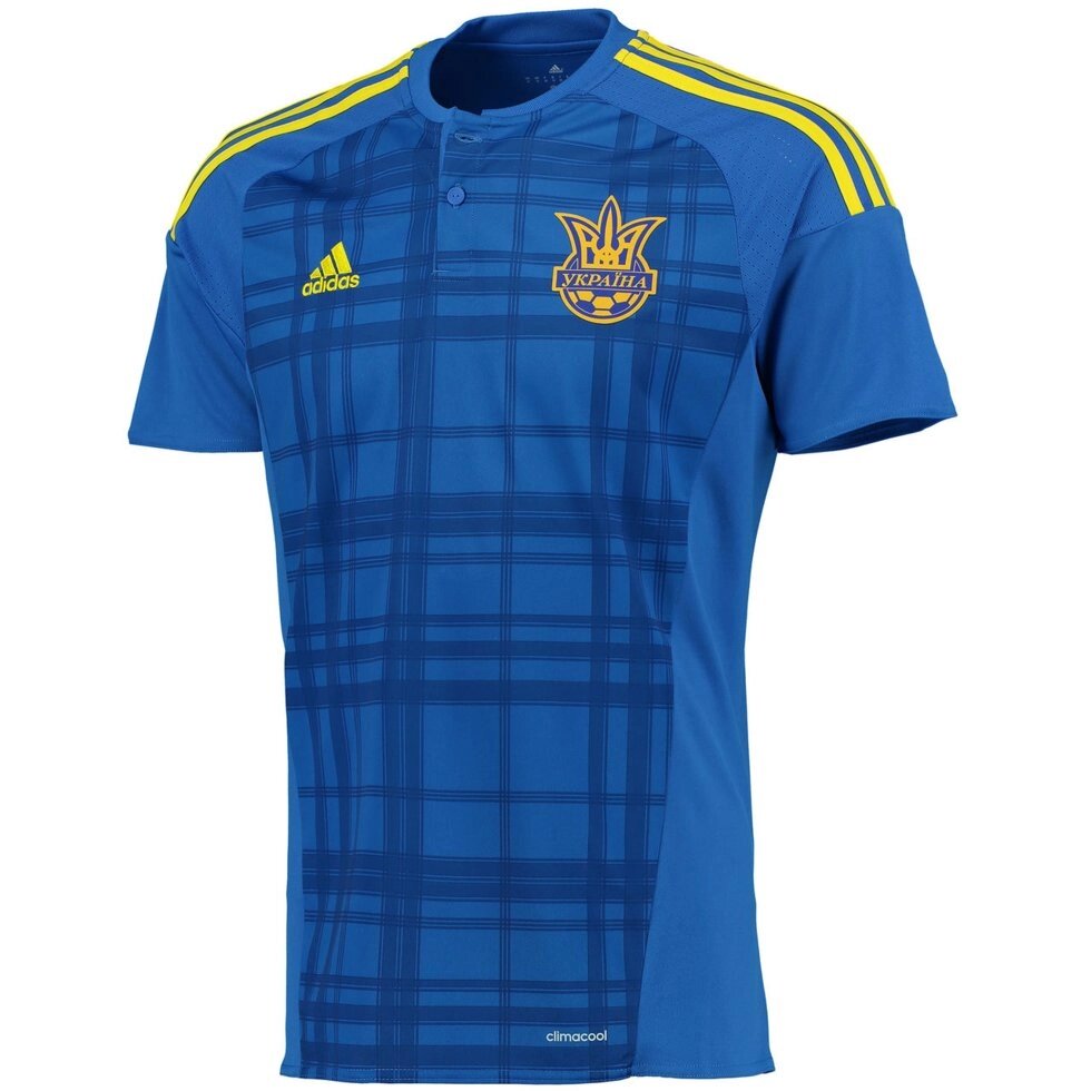 Футболка ігрова збірної України Adidas FFU Away Jersey (Оригінал) від компанії ФУТБОЛ + - фото 1