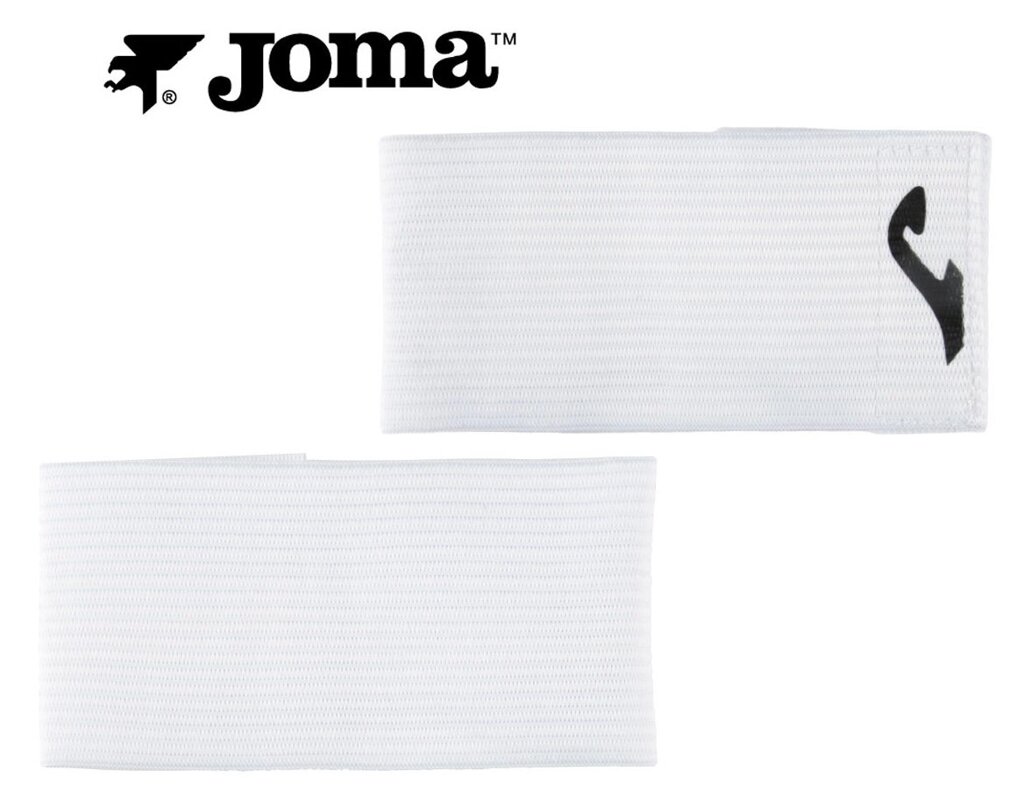 Капітанська пов'язка Joma Football Armband біла від компанії ФУТБОЛ + - фото 1