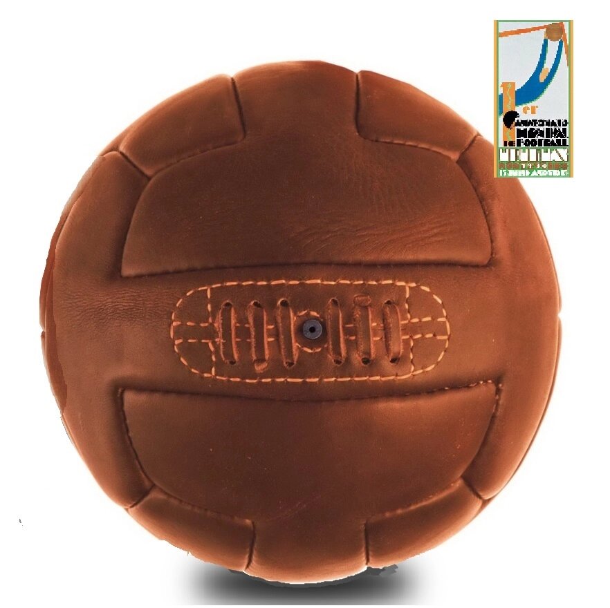 Мяч кожаный Ретро 1930 г ##от компании## ФУТБОЛ + - ##фото## 1