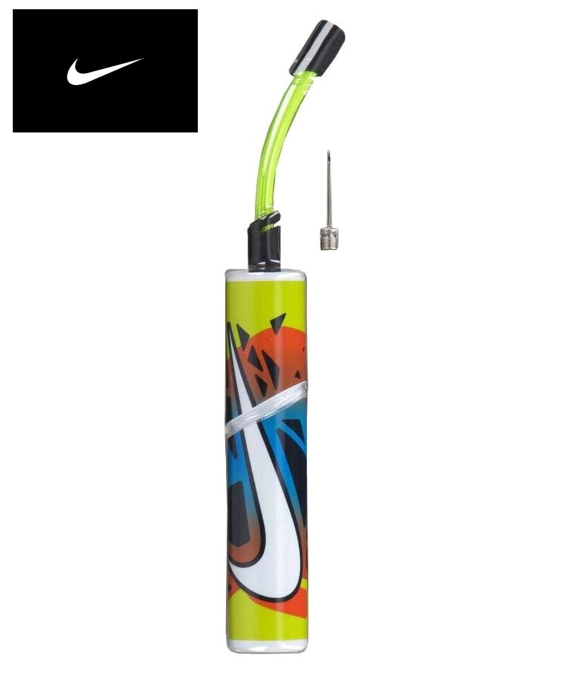 Насос ручної для м'ячів Nike Essential Ball Pump Intl Volt від компанії ФУТБОЛ + - фото 1