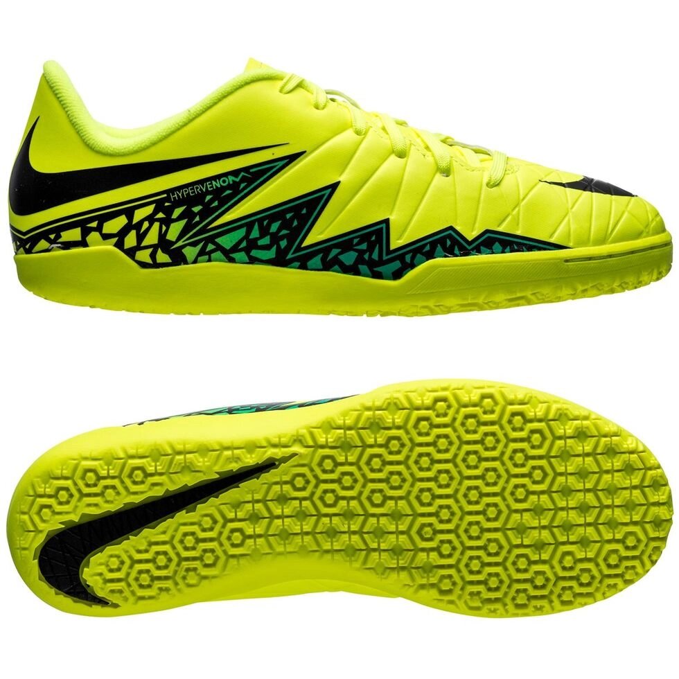 Дитяча футбольна взуття (футзалкі) Nike Hypervenom Phelon II IC JR 38,5 - доставка