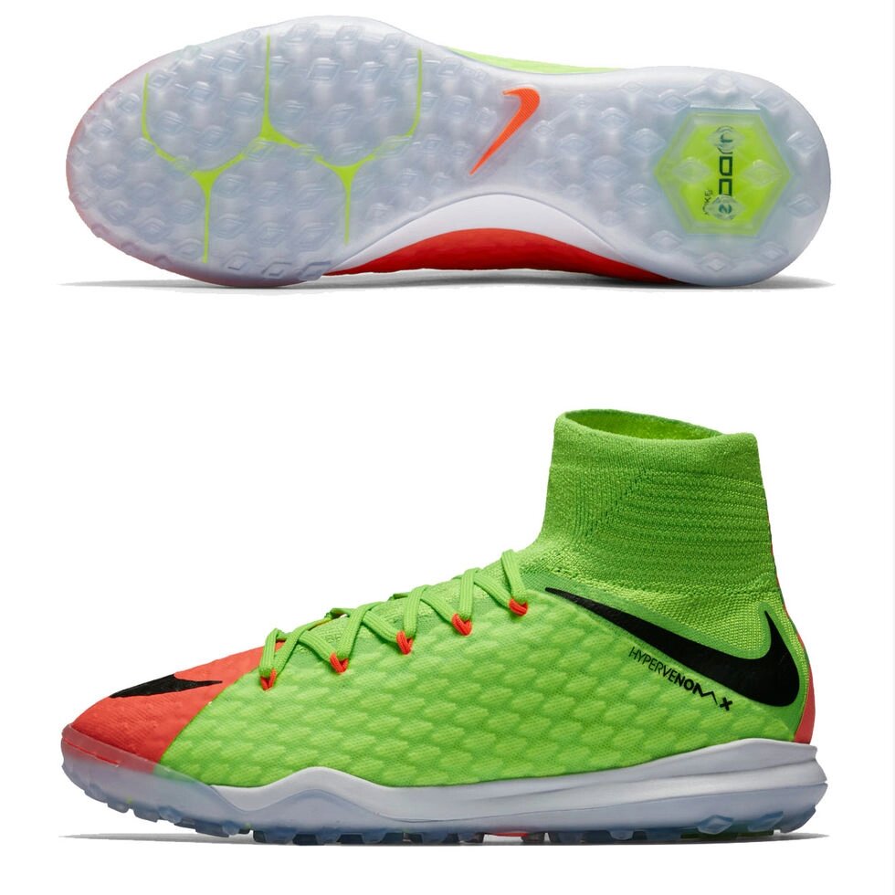 Дитяча футбольна взуття (многошіповкі) Nike Hypervenom. X Proximo II Dynamic Fit Junior TF (Оригінал) - переваги