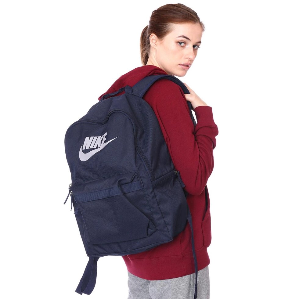 Рюкзак спортивний Nike Heritage Backpack 2.0 AS синій - переваги