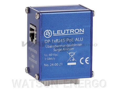 Розрядник LEUTRON DataPro-1xRJ45-PoE-Alu від компанії WATSON-ENERGO - фото 1