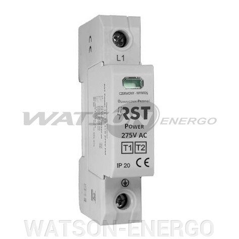 Розрядник RST Power T1+T2 1+0 275V від компанії WATSON-ENERGO - фото 1