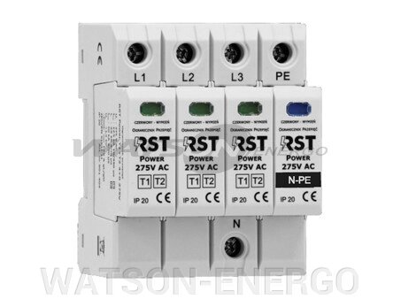 Розрядник RST Power T1+T2 3+1 275V FM від компанії WATSON-ENERGO - фото 1