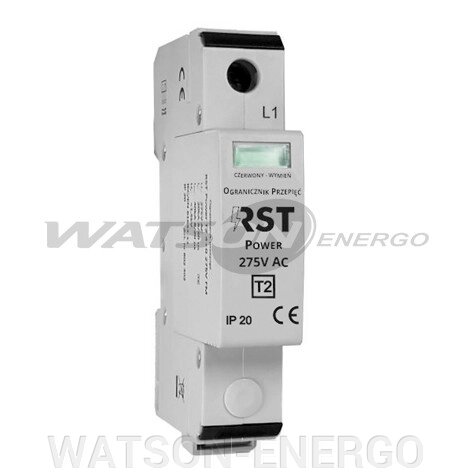 Розрядник RST Power T2 1+0 275V від компанії WATSON-ENERGO - фото 1