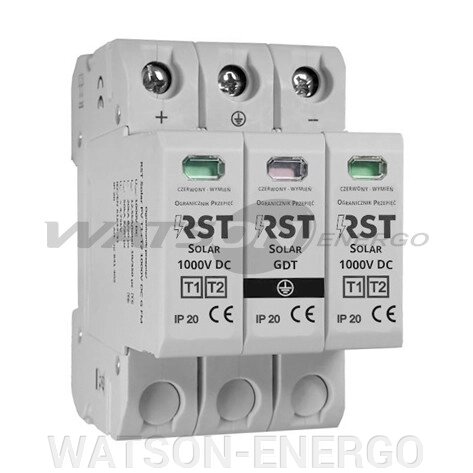 Розрядник RST Solar PV T1+T2 G 1000V DC від компанії WATSON-ENERGO - фото 1