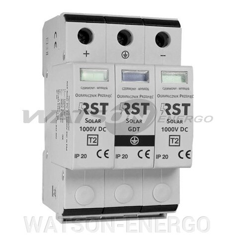 Розрядник RST Solar PV T2 G 1000V DC від компанії WATSON-ENERGO - фото 1
