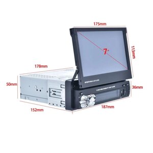 1Din 9706 7" Екран / 4Ядра / 1Gb Ram/ GPS/ WiFi/ Android