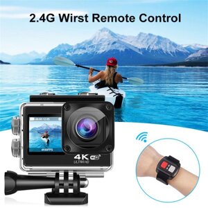 Action Camera Q60AR WiFi 4K + Пульт 2 дисплеї