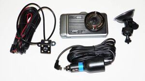 DVR GT500 Full HD 4" сенсорний екран. з виносною камерою заднього виду