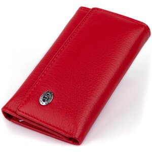 Ключниця-гаманець жіночий ST Leather 19222 Червона