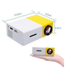 Led Projector YG300 Міні проектор портативний мультимедійний