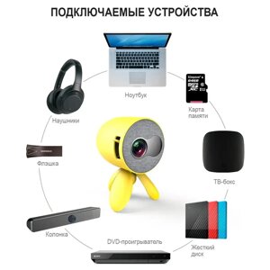 Мультимедійний проектор Led Projector YG220 Android WiFi