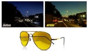 Night View Glasses Окуляри для водіння вночі