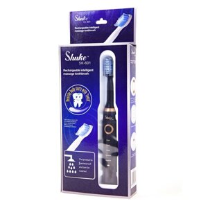 Електрична зубна щітка Shuke SK-601 з 4 насадками, 5 режимів роботи