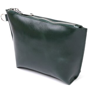 Практична шкіряна сумочка для жінок Shvigel 16411 Зелений