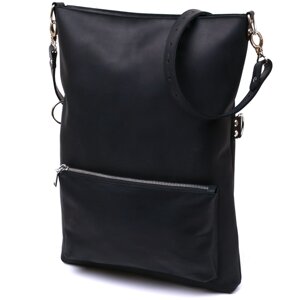 Стильна вінтажна жіноча сумка Shvigel 16338 Чорний