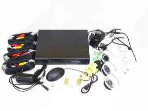 Відеореєстратор DVR KIT HD720 4-канальний ( 4камери в комплекті )