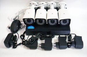 Відеореєстратор DVR WiFi KIT HD720 4-канальний ( 4камери в комплекті ) БЕЗПРОВОДНОЇ