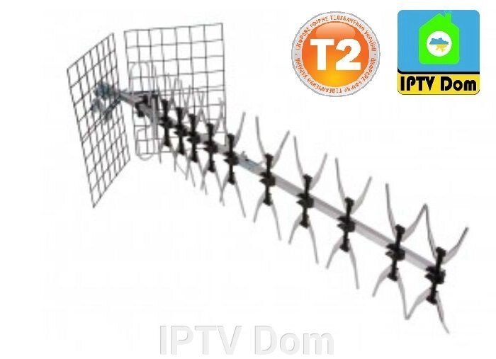 Зовнішня антена Romsat UHF-43EL від компанії IPTV Dom - фото 1