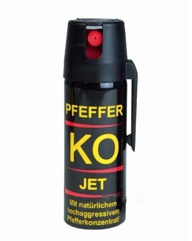 Газовий балончик PFEFFER KO JET 50 мл. (Струменевий). Німеччина. Оригінал 100%. "F. W. Klever GmbH", м Ахам від компанії мілітарі - фото 1