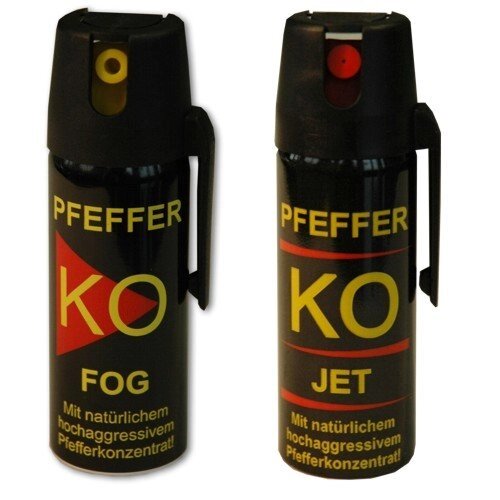 Кращі німецькі газові балончики PFEFFER KO FOG та PFEFFER KO JET 50мл і 40мл. Німеччина. Оригінал 100% - опис