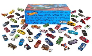 Хот вилс набір металевих машинок 50 шт. Hot Wheels Basic Car 50-Pack V6697