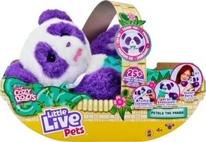 Інтерактивна Панда обіймашка Little Live Pets - Cozy Dozys: Petals The Panda 26400