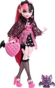 Лялька Монстер Хай Дракулаура Monster High Doll, Draculaura with Accessories and Pet HHK51
