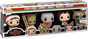 Набір Фанко Поп 66345 Стражі Галактики Funko Pop! Marvel Holiday: Guardians of The Galaxy 5 Pack