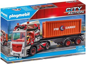 Набір Playmobil City Action 70771 вантажівка з причепом