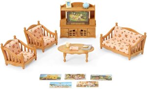 Набір Sylvanian Families Затишна вітальня Calico Critters Comfy Living Room Set
