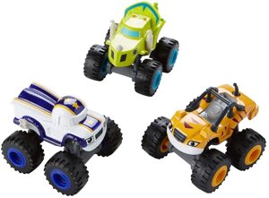 Набір спалах і диво машинки Зег Смерчак Рик 3 шт Fisher-Price Blaze & the Monster Machines, 3 Pack FFW56