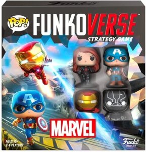 Настільна гра Фанко Поп Месники Funkoverse: Marvel 100 4-Pack 46067