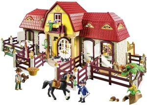 Плеймобіл Кінний завод Playmobil 5221 Country Large Toy Set with Paddocks з кіньми та загоном