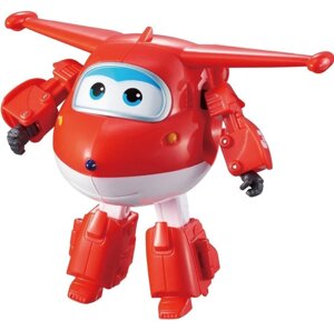 Супер крила-Самолети-трансформери Джетт Super Wings 5" Transforming Jett Оригінал