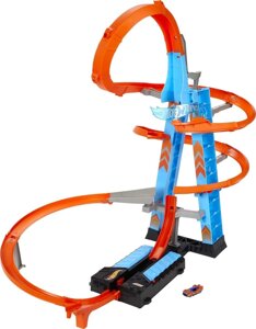 Трек Хот Вилс Небоскреб Hot Wheels Toy Car Track Set Sky GWT39 / GJM76