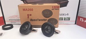 Автоакустика Pioneer MA 260 динаміки високочастотні твітера пискавки корпусні 120 ват колонки з кросоверами