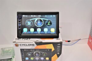 Автомагнітола Cyclone MP-7127 2din двохдінова мультимедіа в машину 7" екран сенсор магнітофон з блютуз BT