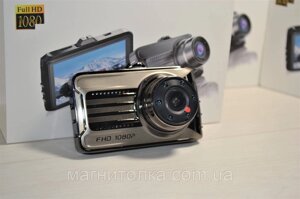 Автомобільний відеореєстратор 3 "12 Мп камера FULL HD нічна зйомка реєстратор відео DVR T666G в авто в машину метали