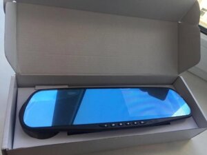 Дзеркало-відеореєстратор екран 3,5 дюйма FULL HD реєстратор авто в машину автомобільний на одну камеру