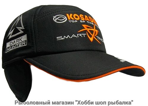 Бейсболка Kosadaka теплая Smart Tackle XL черная от компании Рыболовный магазин "Хобби шоп Украина" - фото 1