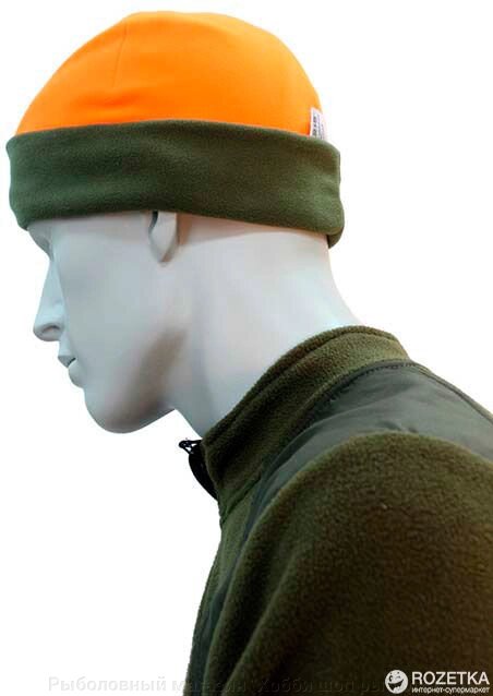 Флісова шапка для полювання LikeProfi 6841 / 3-60 (олива-оранж) від компанії Рибальський магазин "Хобi шоп рибалка" - фото 1