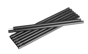 Стійка для тента посилена K-TM025 black (2.4м) 25мм 1шт